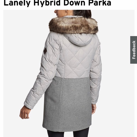 Eddie Bauer Laney Hybrid Down Parka 